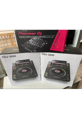 2x Pioneer CDJ-3000 DJM-900NXS2